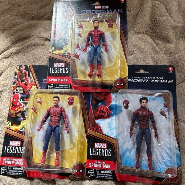 マーベルレジェンド スパイダーマン フィギュア 三個セット