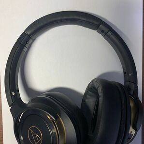 オーディオテクニカ ヘッドホン bluetooth ワイヤレスヘッドホン 重低音 SOLID BASS ブラックゴールド