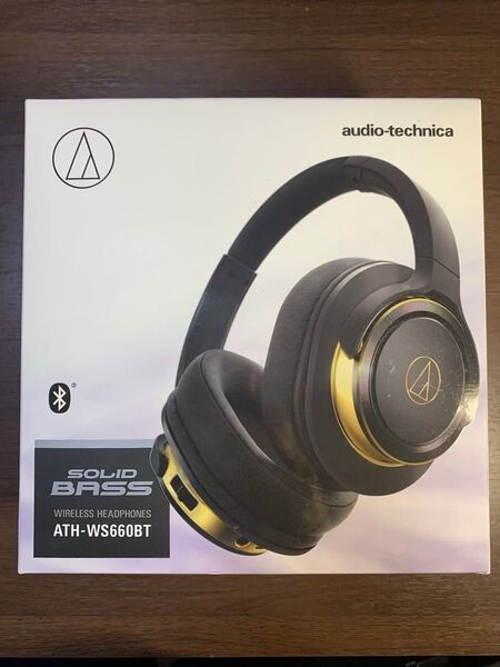 オーディオテクニカ ヘッドホン bluetooth ワイヤレスヘッドホン 重低音 SOLID BASS ブラックゴールド