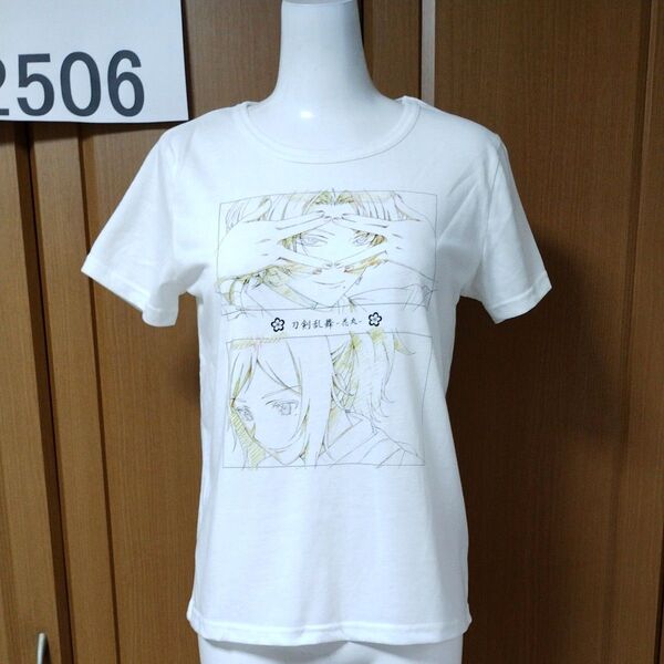 刀剣乱舞-花丸-×しまむらコラボTシャツM ホワイト 加州清光&大和守安定 半袖Tシャツ