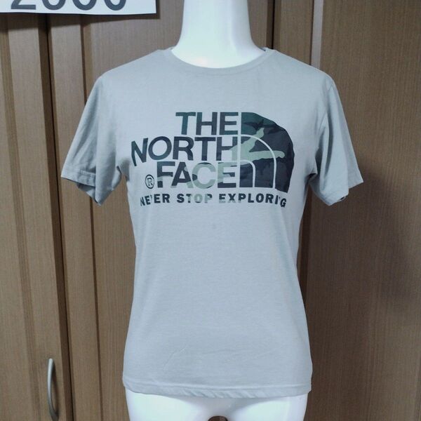 ザノースフェイス・半袖Tシャツ150cm 子供/ジュア THE NORTH FACEプリント状態良好 吸汗速乾ポリエステルス素材