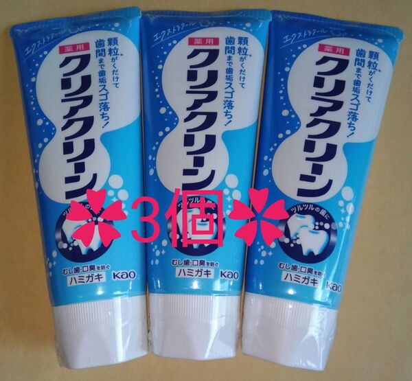 ☆クリアクリーン エクストラクール120g×3個☆