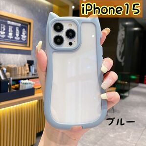 iPhoneケース スマホケース iPhone15 猫耳 ねこ 可愛い 透明 カバー 韓国 携帯