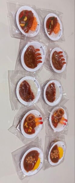 CoCo壱番屋(ココイチ)ミニチュアマスコットシリーズ ミニフィギュア コンプリート5種×2セット