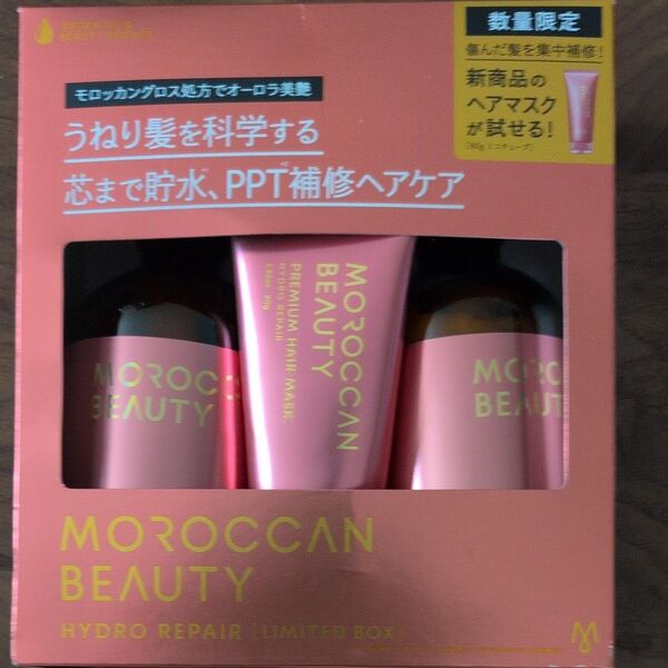 ボトルワークス モロッカンビューティ ハイドロリペア プレミアム ヘアマスク付き 限定キット 430mL、430mL、80g