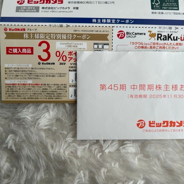 【最新】ビックカメラ コジマ ポイントアップクーポン RaKu-uru買取1000円アップクーポン 2025年8月31日まで