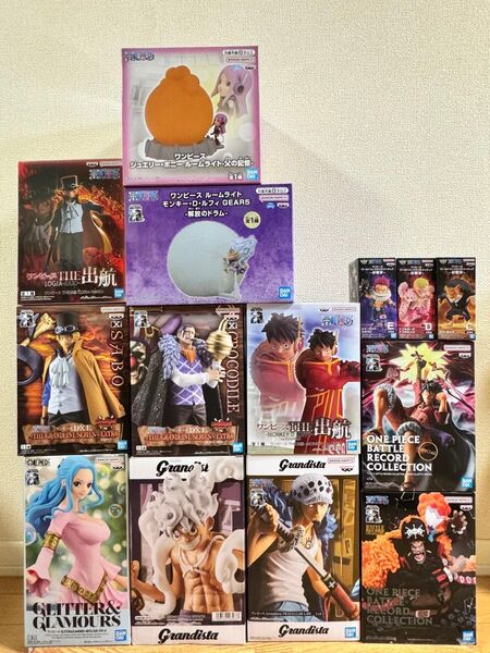 新品未開封 ワンピース 最新プライズフィギュア含む 14種まとめ売り 一番くじ下位賞多数おまけ付き