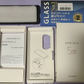 Xperia 5iv の箱+画面シート+シリコンケースセット