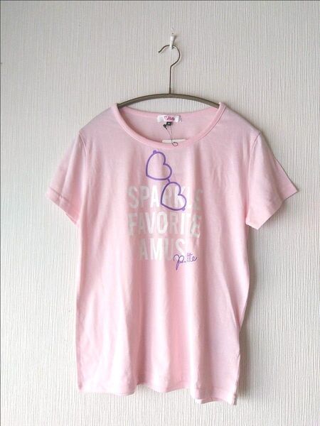 PINK-latte ロゴ入りTシャツ Mサイズ/165cm
