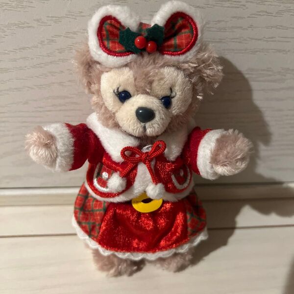 東京ディズニーシー ダッフィーアンドフレンズ シェリーメイ ぬいバ ぬいぐるみバッチ ぬいぐるみバッジ クリスマス