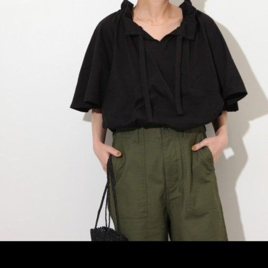 試着のみ 今季 JOURNAL STANDARD relume フリルリボン T