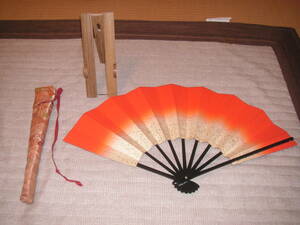 日本舞踊 踊り用 扇子 扇子立　セット