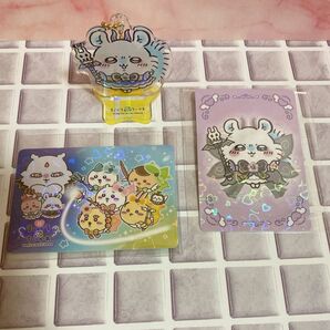 初代 まじかるちいかわ アクスタにもなるホログラムアクリルキーホルダー モモンガ 超まじかるちいかわノベルティ ホログラムカード