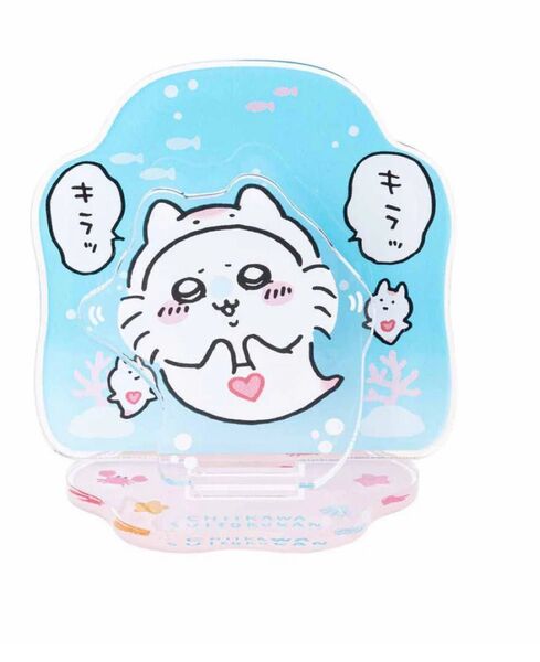 ちいかわ水族館 レイヤーアクリルスタンド (モモンガ×クリオネ) 漫画ちいかわ アニメちいかわ キャラクター