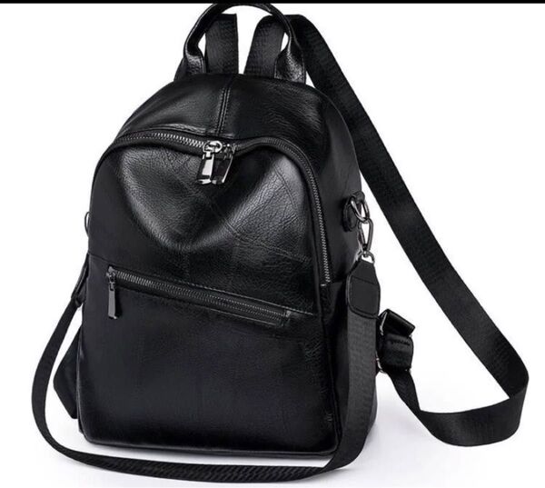 リュックサック バックパック ブラック上品 2way