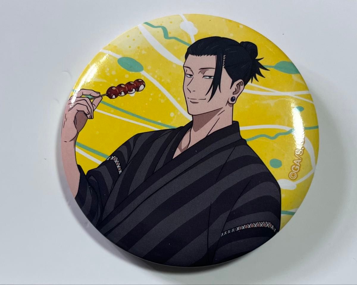 呪術廻戦 夏油傑 缶バッジ ローソン HMV限定 ホログラム 着物 呪術廻戦 夏油傑 缶バッジ ローソン HMV限定 ホログラム 着物