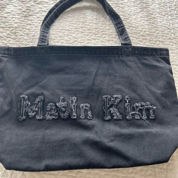 【クーポンで-500円】Matin Kim デニムトートバッグ ブラック