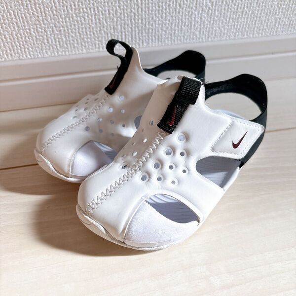 NIKE ナイキ サンダル キッズサンダル 13cm 白