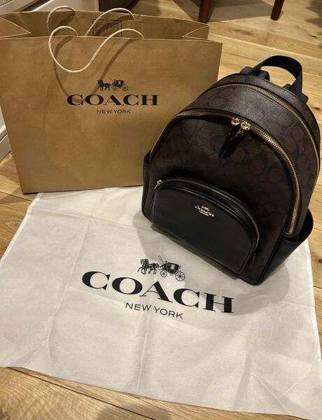 Coach リュック・バックパック ブラウン・ブラック