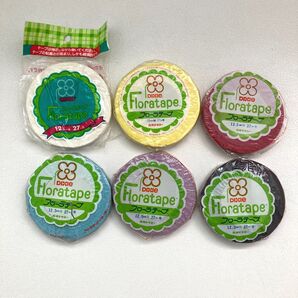 Dixie フローラテープ 6個セット まとめ売り 未使用品 デコレーション 手芸材料