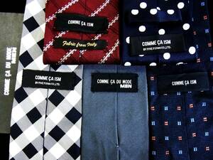 # prompt decision sale #J0346# 5 pcs set all * Comme Ca ISM( Comme Ca Du Mode ). necktie 