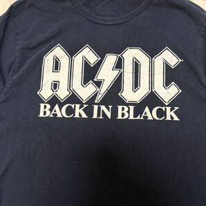 AC/DC バンドTシャツ ロックT ブラック メンズ レディース 古着
