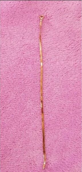 14K YG ブレスレット 美品