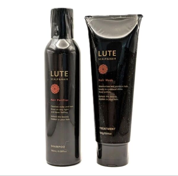 ナチュラリープラス ルーテ シャンプー&トリートメント 2本セット LUTE ヘアマスク ヘアピュリファイア