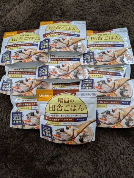 震災に備えて!尾西の田舎ごはん 10個セット 2025.06