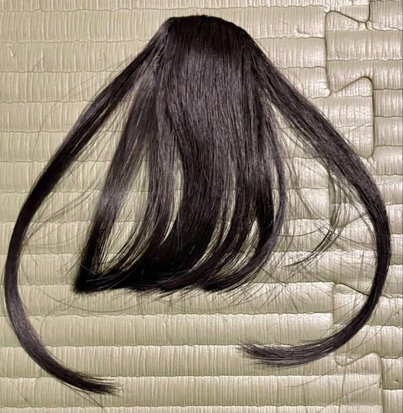 前髪ウィッグ クリップ式 部分かつら ちょい足し ファッション ヘアドネーション バージンヘア 髪束