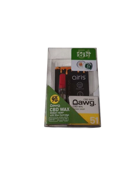 Dawg. CBD WAX 90% MOBAY HEMP 1gカートリッジセット