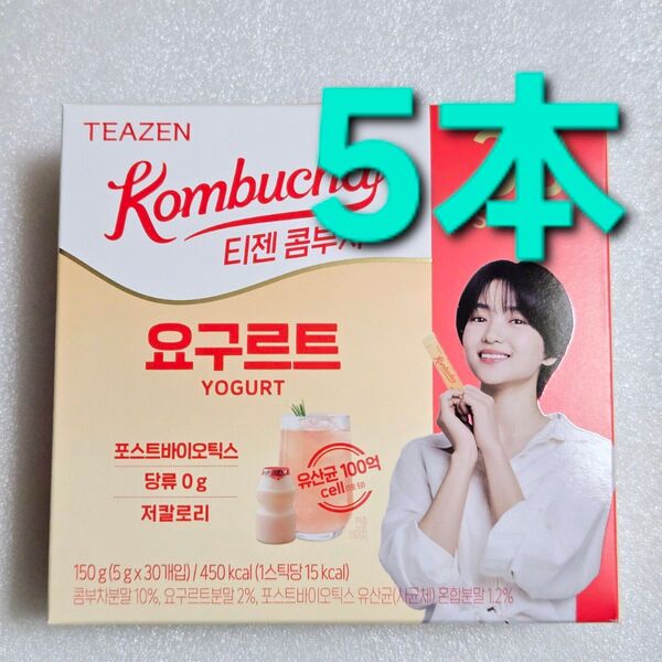 TEAZEN ティーゼン コンブチャ ヨーグルト 乳酸菌飲料の味 5g ×5本