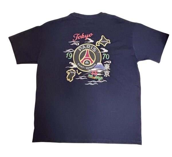Paris Saint-Germain TOKYO 刺繍 パリサンジェルマン東京 Tシャツ L 半袖