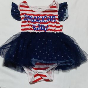ベビー服 アメリカ柄ロンパース!
