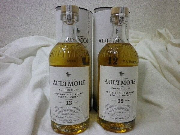 オルトモア 12年 700ml 46% 2本セット 箱あり シングルモルト AU01 スペイサイド スコットランド