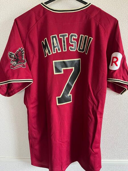 【新品】 楽天イーグルス 松井稼頭央選手 ユニフォーム 松井 稼頭央 西武 刺繍
