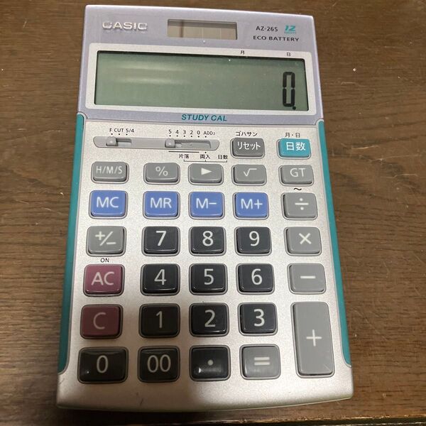 CASIO 電卓 AZ-26S シルバー