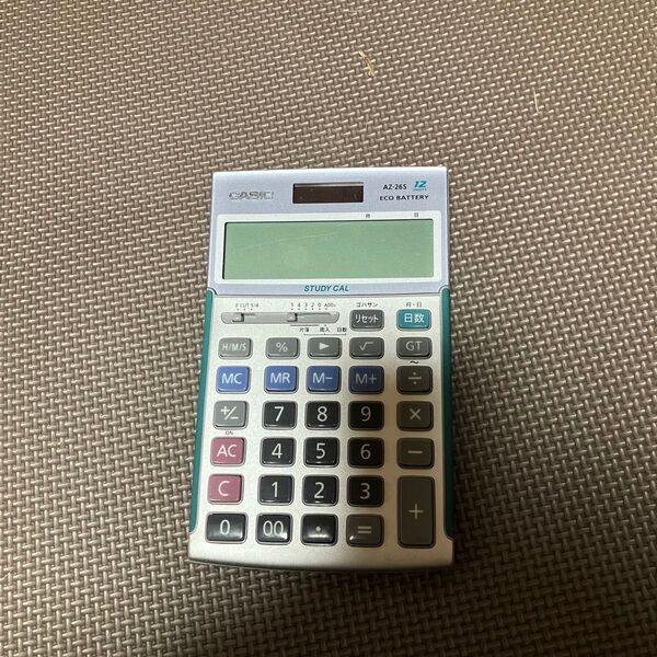 CASIO 電卓 AZ-26S シルバー