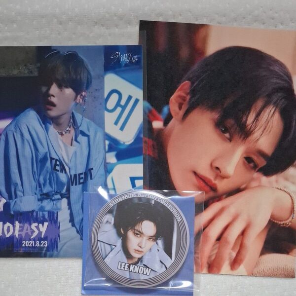 新品未使用 stray kids リノ 缶バッチ ポストカード L 判フォト おまけ メッセージカード ステッカー