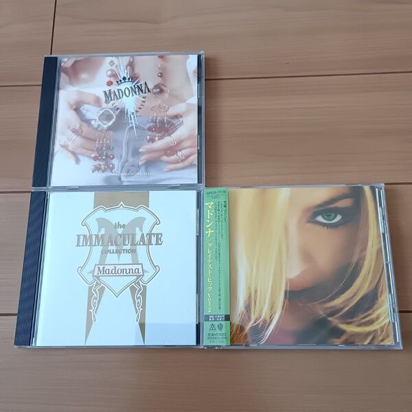 国内盤CD3枚セット マドンナ ライク・ア・プレイヤー ウルトラ・マドンナーグレイテスト・ヒッツ Vol.2 MADONNA