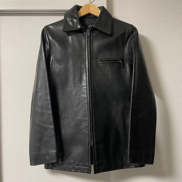 美品 90s A.P.C. horse leather jacket レザー