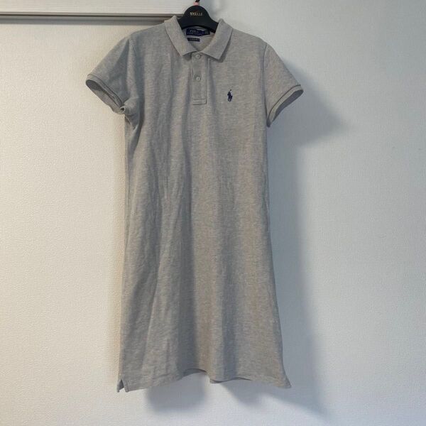 POLO RALPH LAUREN グレー ポロシャツワンピース