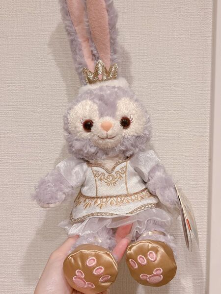 上海ディズニー限定 ステラルー ぬいぐるみ ダッフィーフレンズ お姫様デザイン ピカピカ