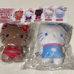 ガチャ ハローキティ ぬいぐるみボールチェーン2 2個セット