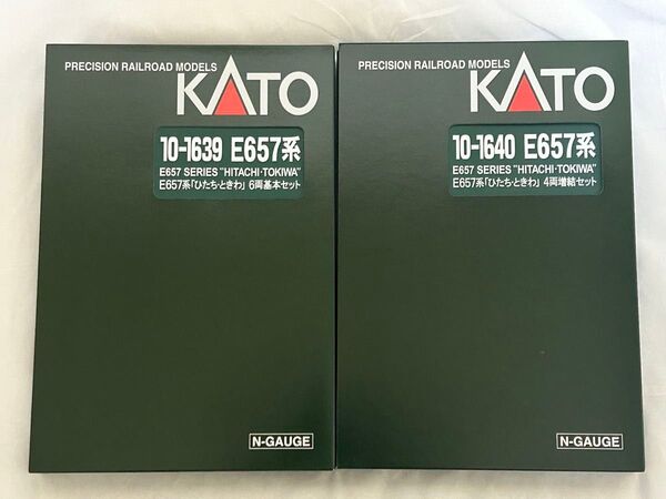 新品未使用 Nゲージ KATO 10-1639 10-1640 E657系「ひたち・ときわ」6両+4両 10両 2023年製
