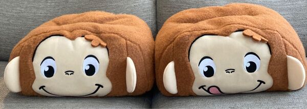 おさるのジョージ ぬいぐるみ ティッシュケース 2個セット