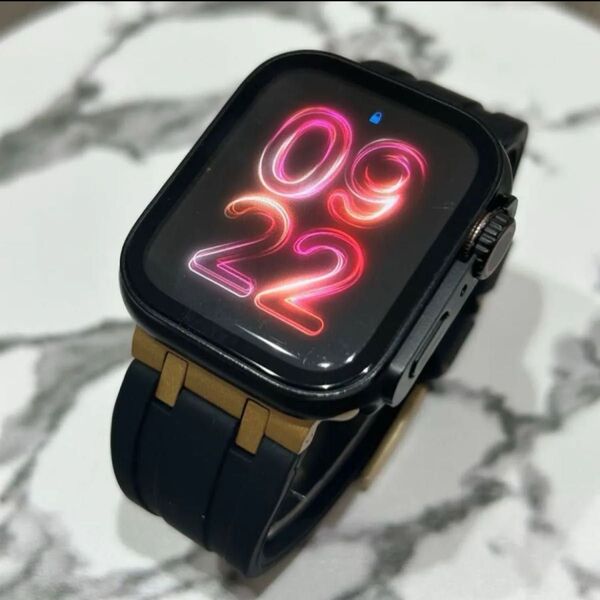 ケース付き黒金【絶対最安】Apple Watch AppleWatch アップルウォッチ ベルト バンド カバー ケース