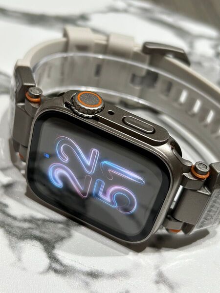 ケース付き【絶対最安】香水星 ultra Apple Watch AppleWatch アップルウォッチ ベルト バンド カバー