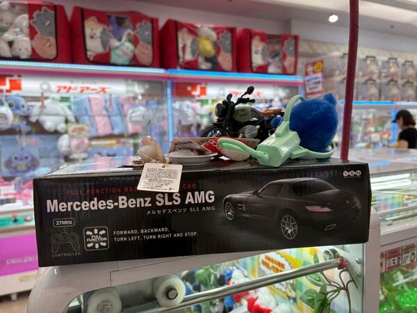 新品 開封のみ メルセデスベンツ SLS AMG BLACK