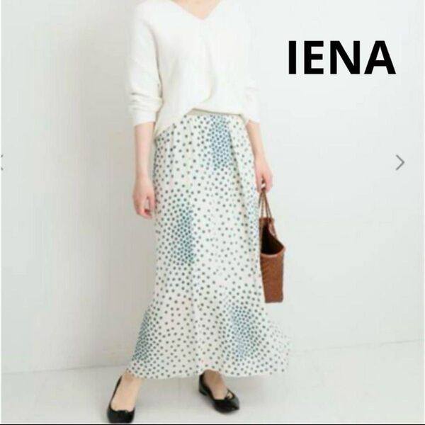 IENA イエナ ロングスカート Aライン RISAプリント 総柄 38